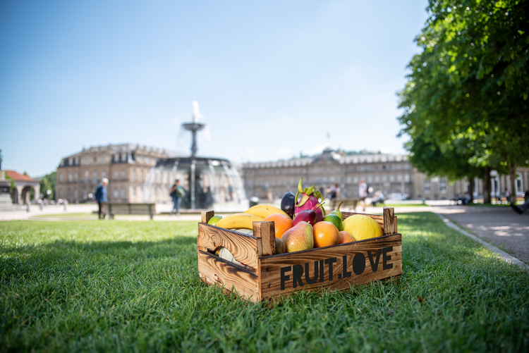 FRUIT.LOVE Obstkiste am Schlossplatz in Stuttgart